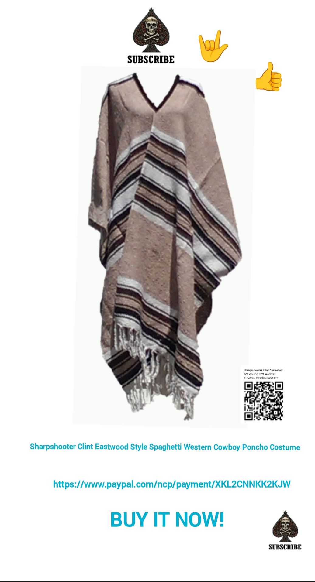 Sharpshooter-Clint-Eastwood-Style-Spaghetti-Western-Cowboy-Poncho-Costume (4)